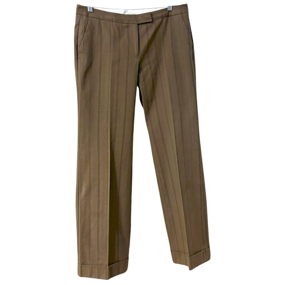 Tommy Hilfiger Y2K Tan Striped Dress Pants Size 6